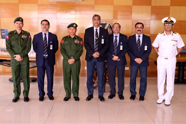 Senior Level Delegation from Myanmar visits GRSE on 10 Nov 18