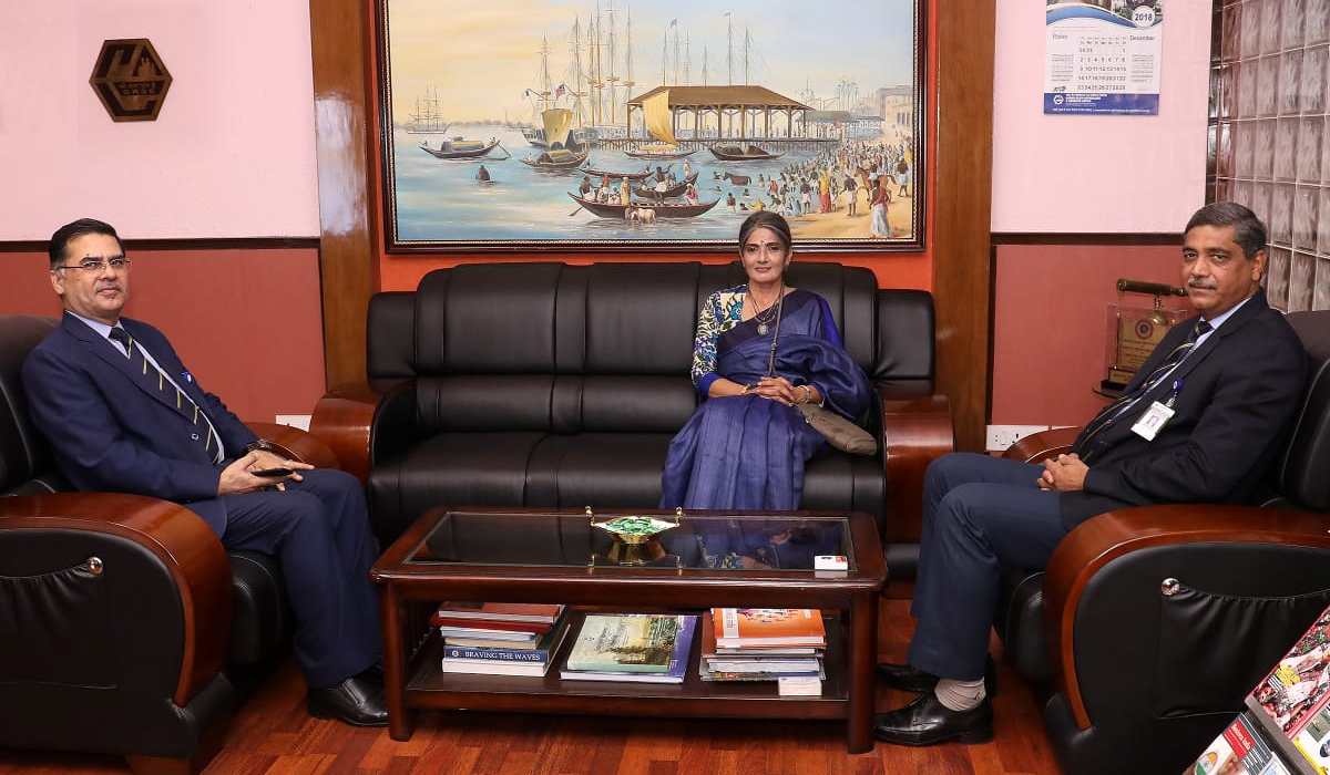 Smt. Alka Sharma, IDAS, PCDA(Navy), visits GRSE on 21 Dec 18