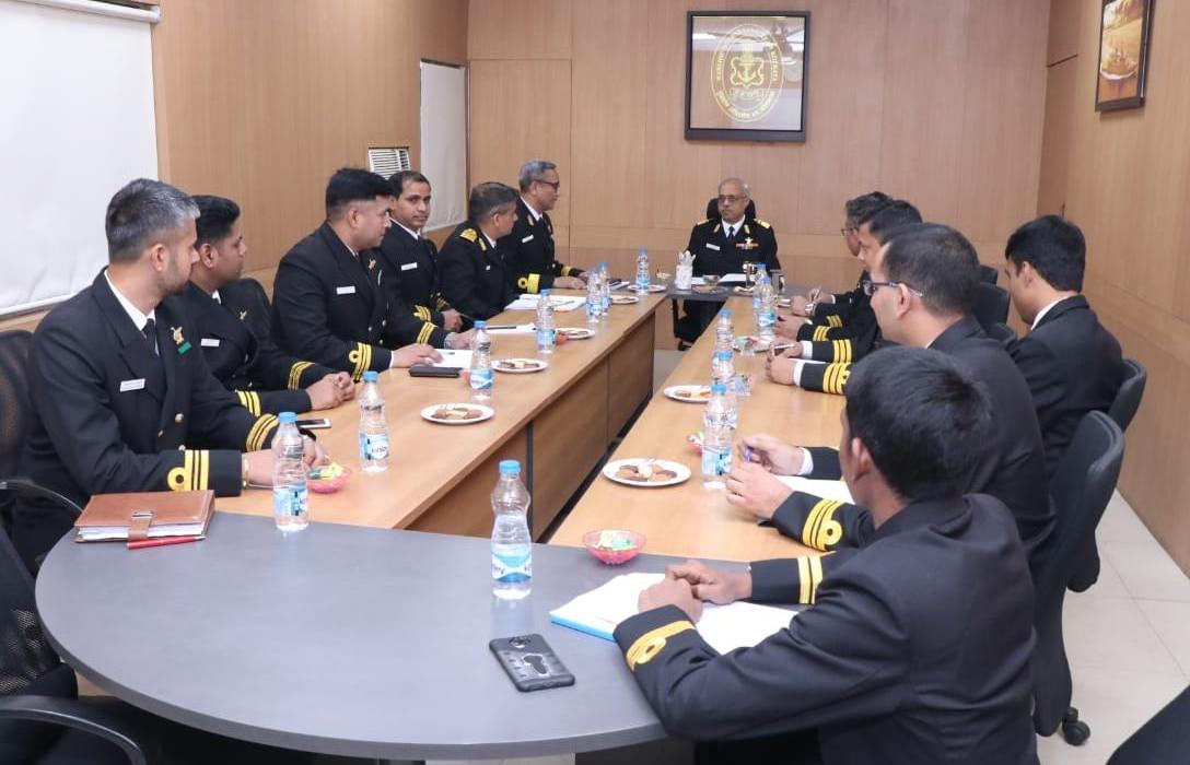 Rear Admiral G.K. Harish, VSM, DGND(SSG) visits GRSE on 21 Dec 18