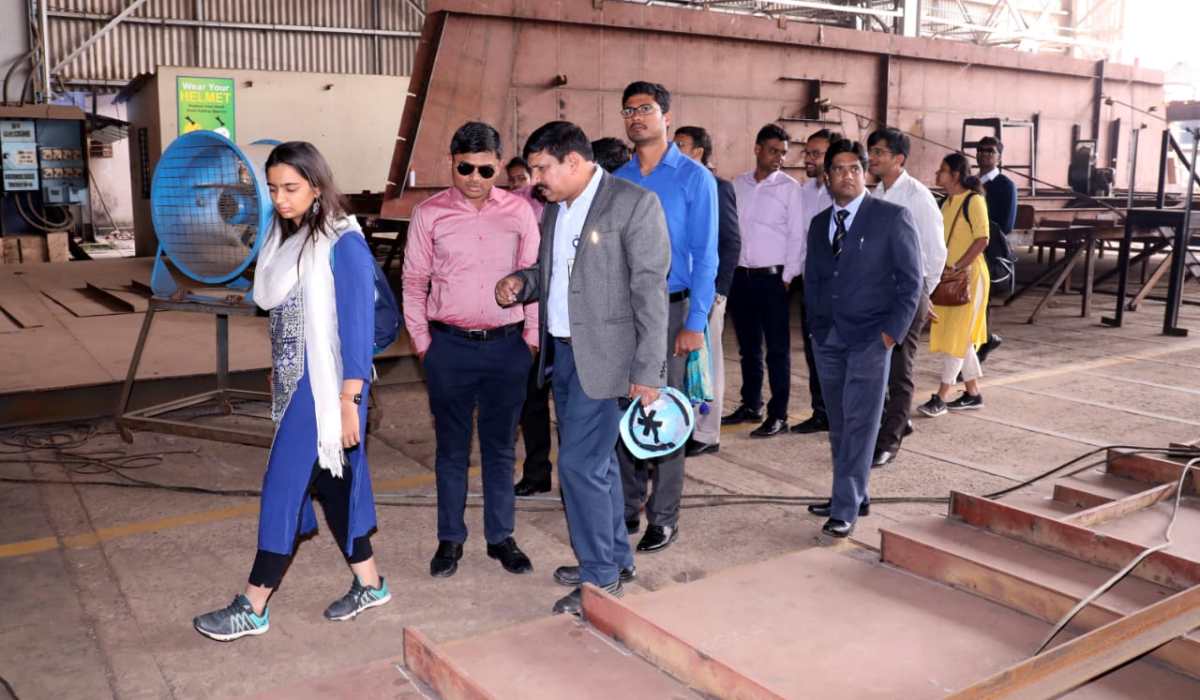 Navy Attachment of IAS Officer Trainees visit GRSE on 27 Dec 18