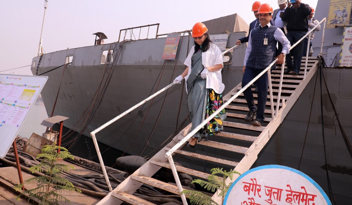 Ms.Gargi Kaul, IA & AS, FA(DS) visits GRSE on 18 Jan 19