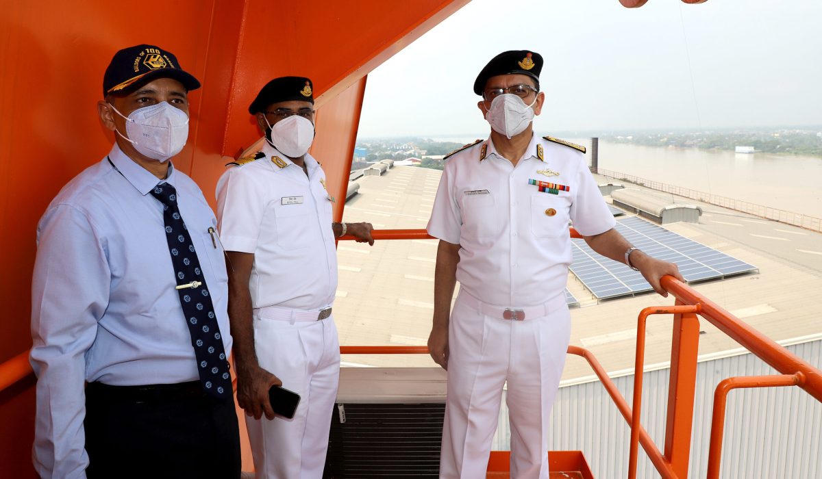 R Adm Sanjay Sharma, ADGQA (N) Visited GRSE on 07 Oct 21