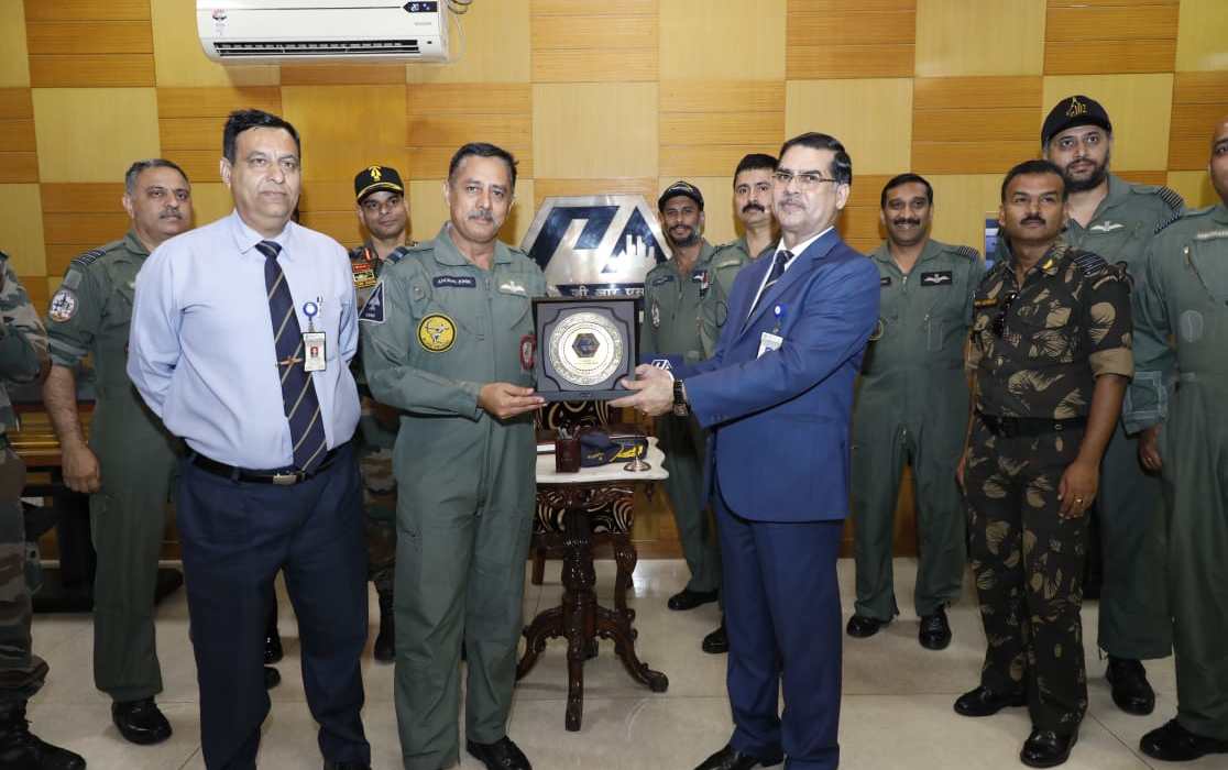 Delegation of Officers of Air Higher Command Course -42 visited GRSE on 27 Nov 18