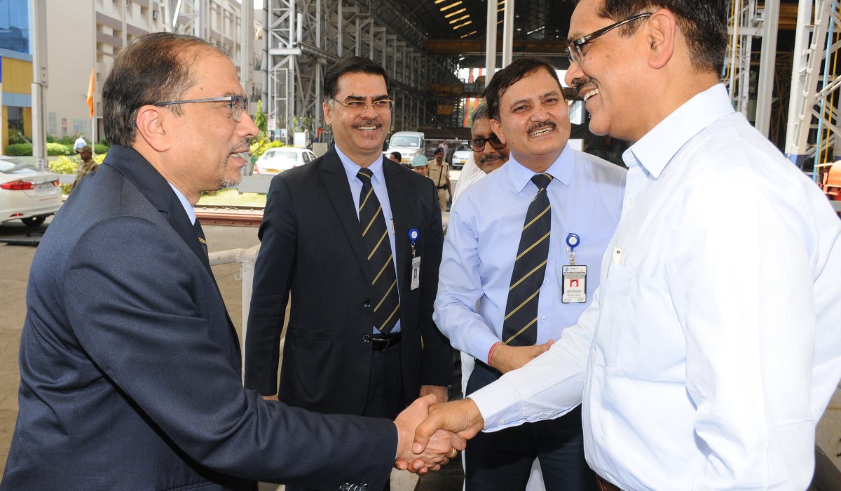 Shri Sanjay Kothari, IAS (Retd.) Chairman, PESB visits GRSE on 11 Apr 17