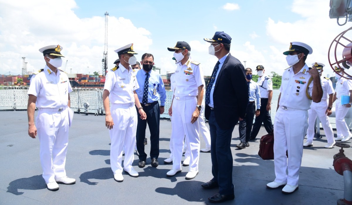 Adm Karambir Singh, PVSM, AVSM, ADC,CNS Visits GRSE on 09 Sep 21