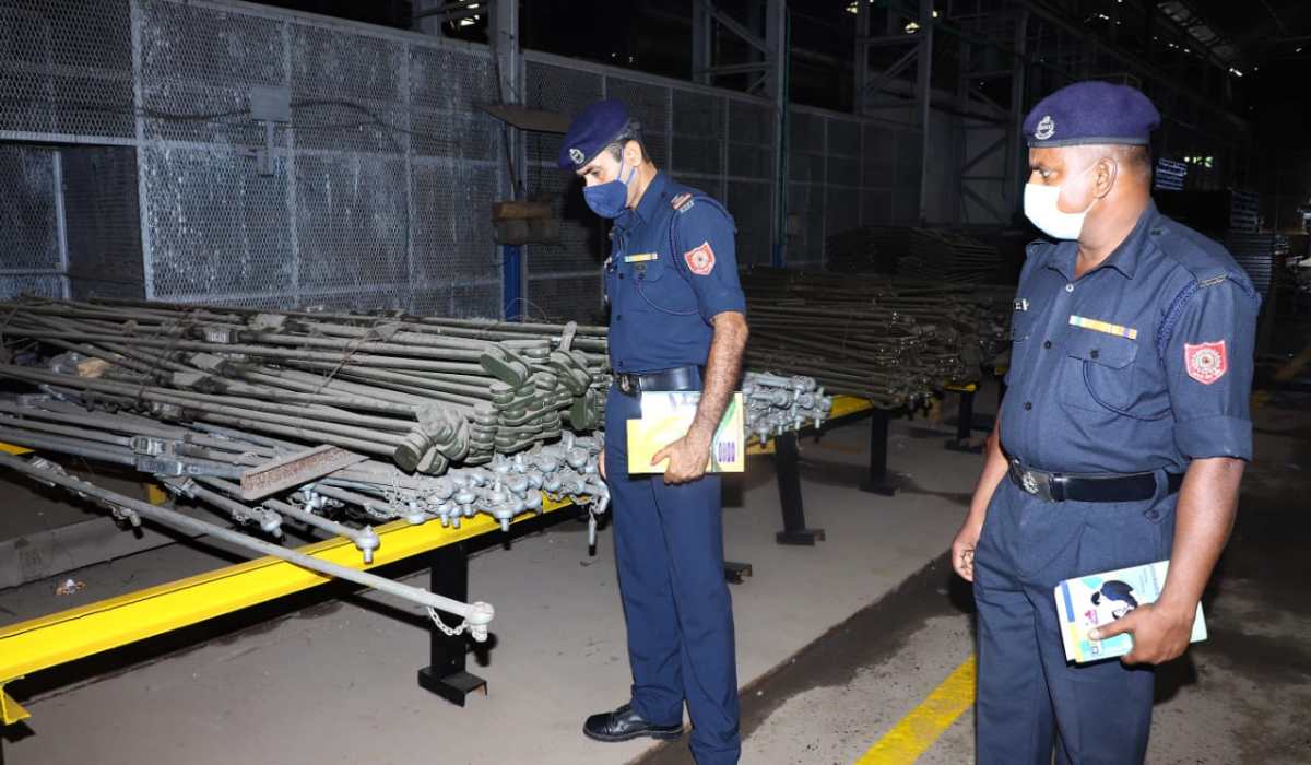 NDRF Team visited BB Unit of GRSE on 15 Sept 21