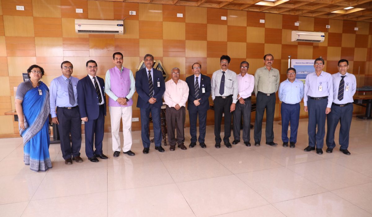 Shri Nand Kishore, Dy.CAG visits GRSE on 06 Sep 17
