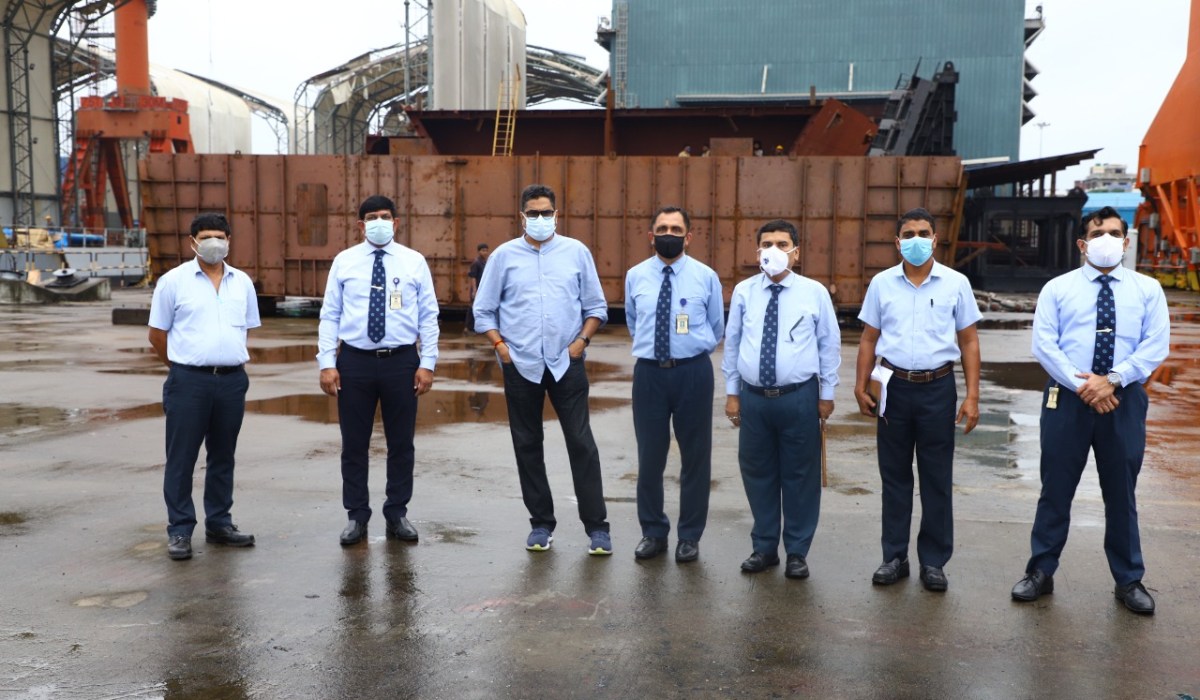 Shri Sanjay Jaju,AS (DP) Visited GRSE on 20 Sep 21