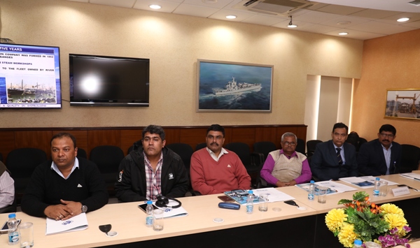 Officers from Defence Institute of Quality Assurance visited GRSE on 11 Jan 18