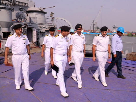 Visit of Captain Saket Khanna,NA (Desig) to GRSE on 27 Mar 18
