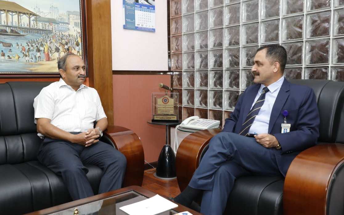 Maj Gen Beji Mathews, Chief Of Staff, HQANC visits GRSE on 03 Oct 19