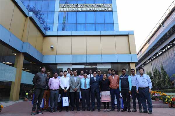 Junior Engineers (QA) visit GRSE on 11 Feb 20