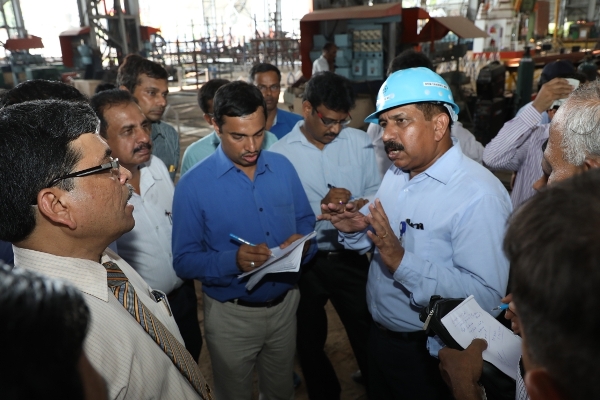 Visit of Officers from Defence Institute of Quality Assurance to GRSE on 12 June 18