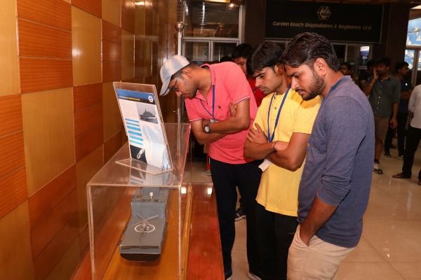 Visits of Asst. Section Officers (DR) to GRSE on 20 June 18