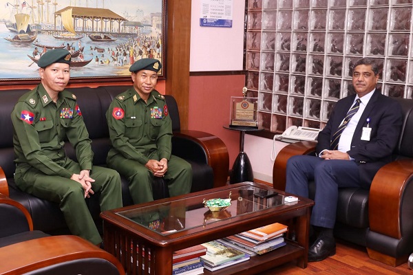 Senior Level Delegation from Myanmar visits GRSE on 10 Nov 18