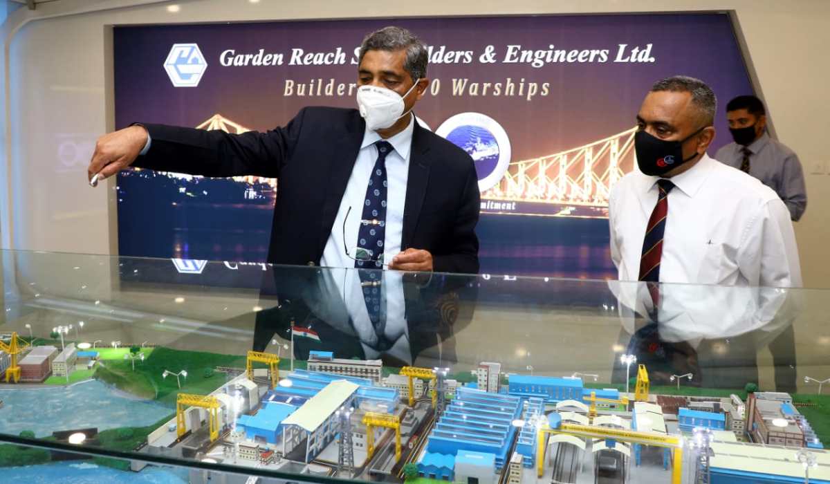 Lt Gen Manoj Pande, AVSM, VSM, ARMY Commander (GOC-IN-C) Visited GRSE on 27 Nov 21