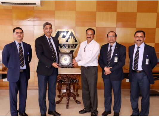 Visit of Shri M A Lincon, PCDA ( Navy ) to GRSE on 26 Mar 18