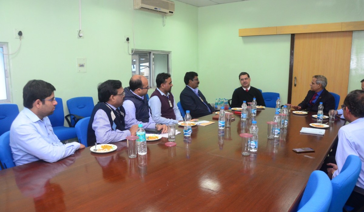 Major General Mohan Ram ADGQA (EE)/ Delhi and Mr. A.K Anand, SQAO/SQAE(EE)/Kolkata visit GRSE on 29 Jan 2020