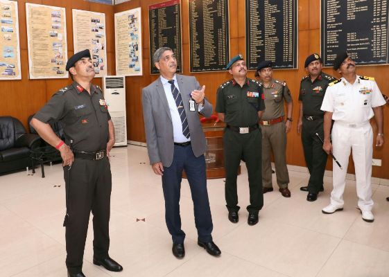 Major General AK Sanyal, VSM, GOC, Bengal Area visited GRSE on 09 Aug 18