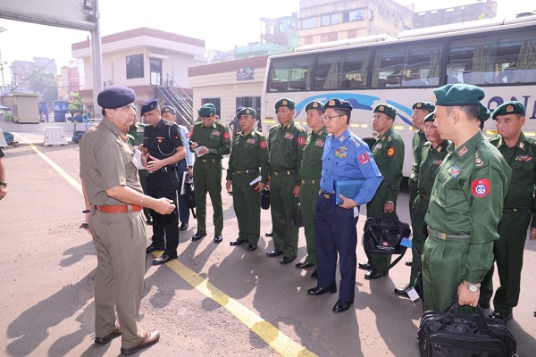 Senior Level Delegation from Myanmar visits GRSE on 10 Nov 18