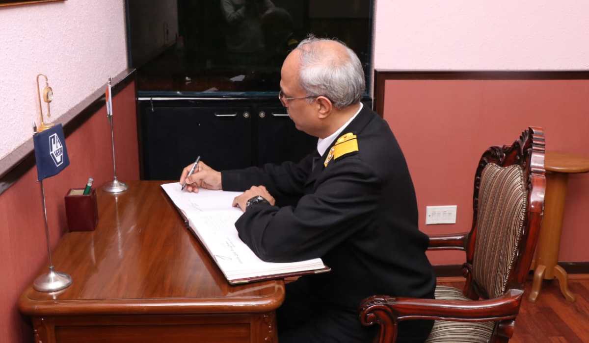 Rear Admiral G.K. Harish, VSM, DGND(SSG) visits GRSE on 21 Dec 18