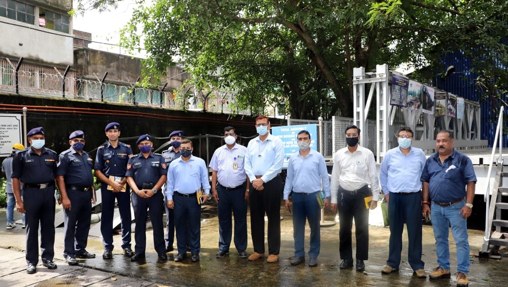 NDRF Team visited BB Unit of GRSE on 15 Sept 21