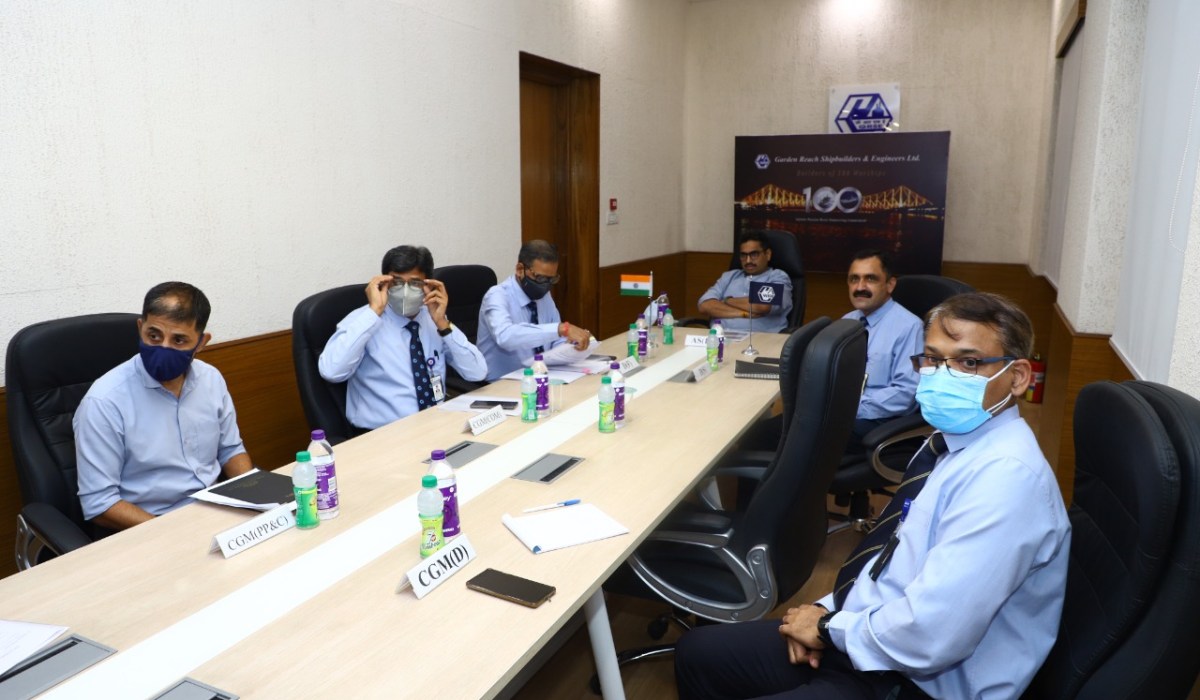 Shri Sanjay Jaju,AS (DP) Visited GRSE on 20 Sep 21