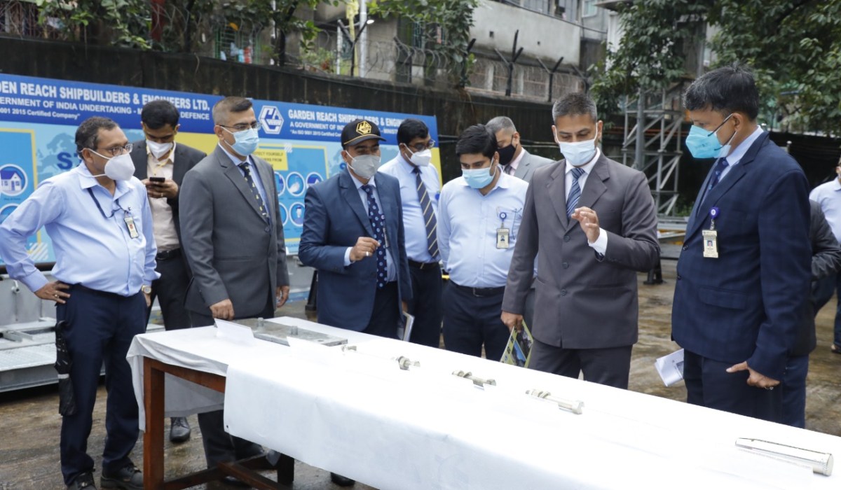 Lt Gen Saiful Alam ,SBP, SUP, AWC, PSC, PhD, Quartermaster General Bangladesh Army Visited GRSE on 20 Sep 2021
