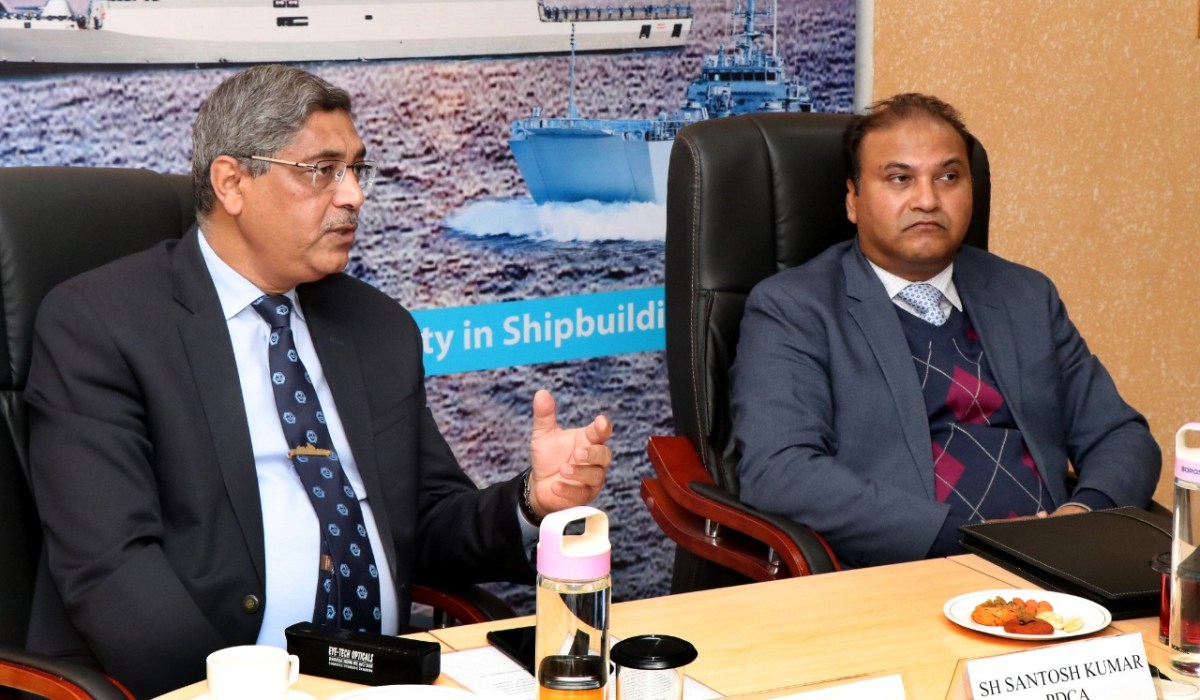 Shri Santosh Kumar, IA & AS, Principal Director of Commercial Audit, visits GRSE on 20 Dec 19