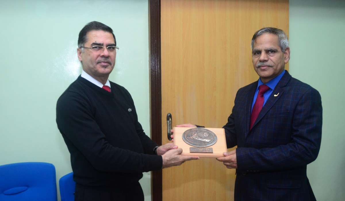 Major General Mohan Ram ADGQA (EE)/ Delhi and Mr. A.K Anand, SQAO/SQAE(EE)/Kolkata visit GRSE on 29 Jan 2020