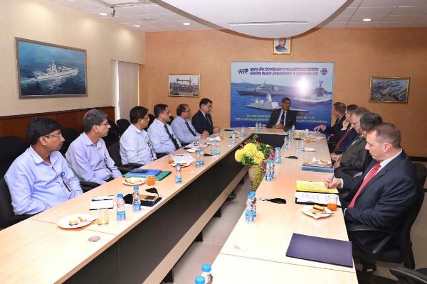 Delegation from US Consulate visit GRSE on 11 May 18