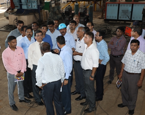 Visit of Officers from Defence Institute of Quality Assurance to GRSE on 12 June 18