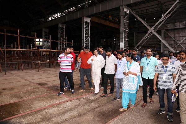 Visits of Asst. Section Officers (DR) to GRSE on 20 June 18