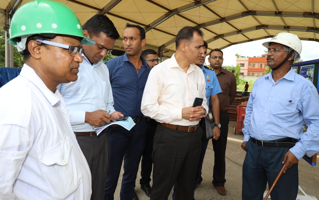 A Board of Officers led by Cmde Tikoo, AGM (YS&QA) ND(Vizag), IN visited GRSE on 20 Jul 18