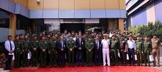 Senior Level Delegation from Myanmar visits GRSE on 10 Nov 18