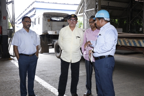 Dr Biswapriya Roy Chowdhury, visits GRSE on 14 Aug 18