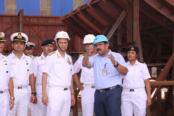 Visit of Rear Admiral Ajay Kochhar, NM, ACWP&A to GRSE on 28 Aug 18