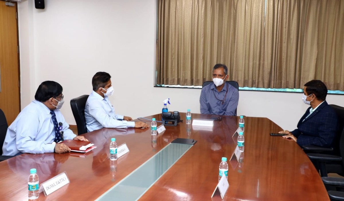 Shri Atul Kumar Tiwari (AS), MSDE Visited GRSE on 04 Oct 21