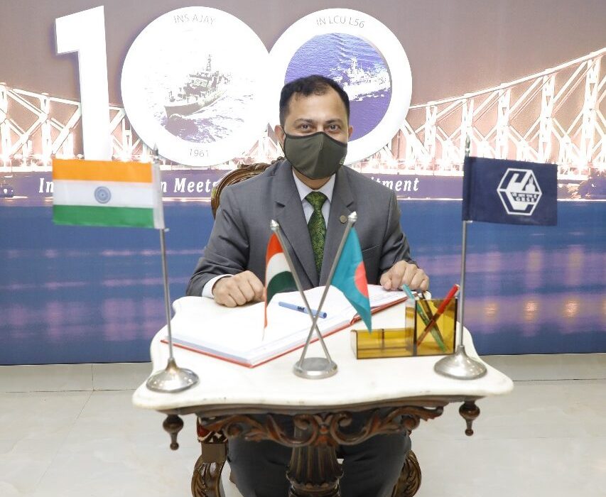 Lt Gen Saiful Alam ,SBP, SUP, AWC, PSC, PhD, Quartermaster General Bangladesh Army Visited GRSE on 20 Sep 2021