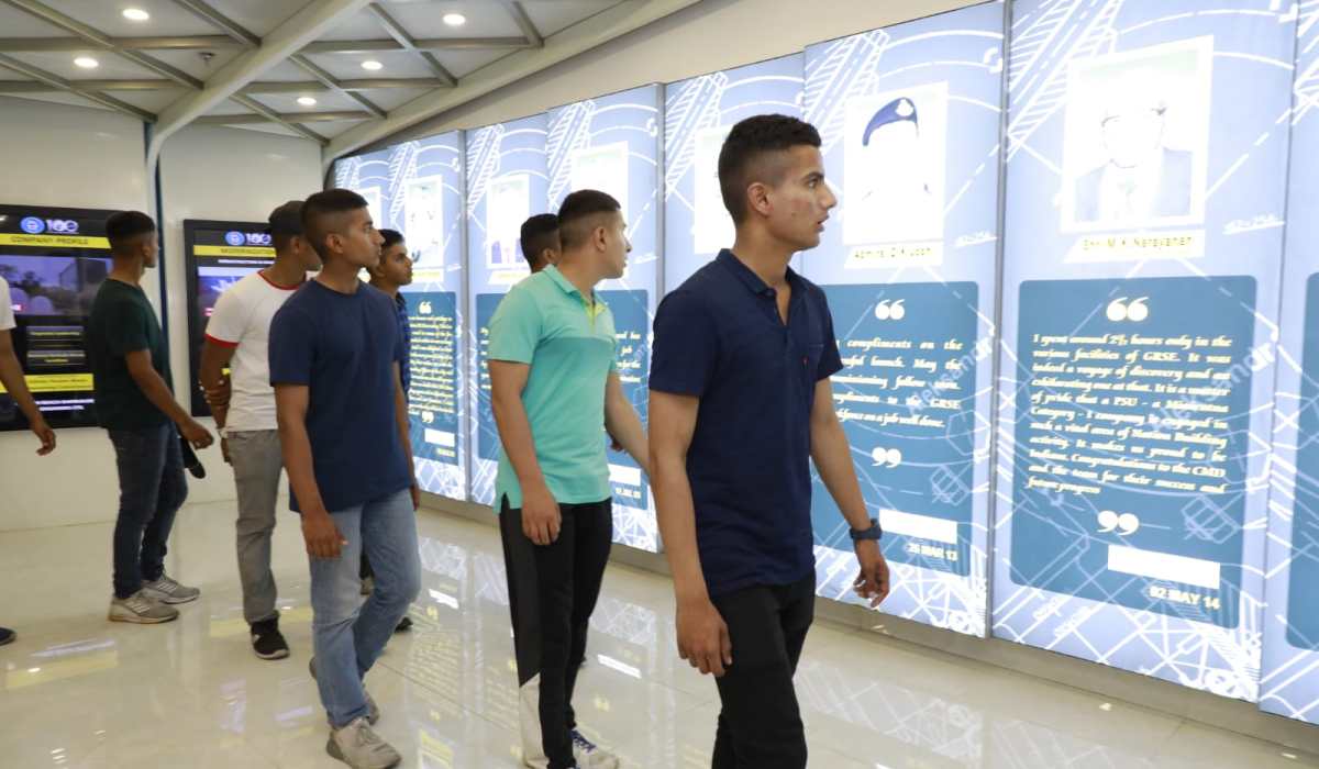 Visit of OTA(Gaya) Cadets to GRSE, Kolkata on 15 march 2022