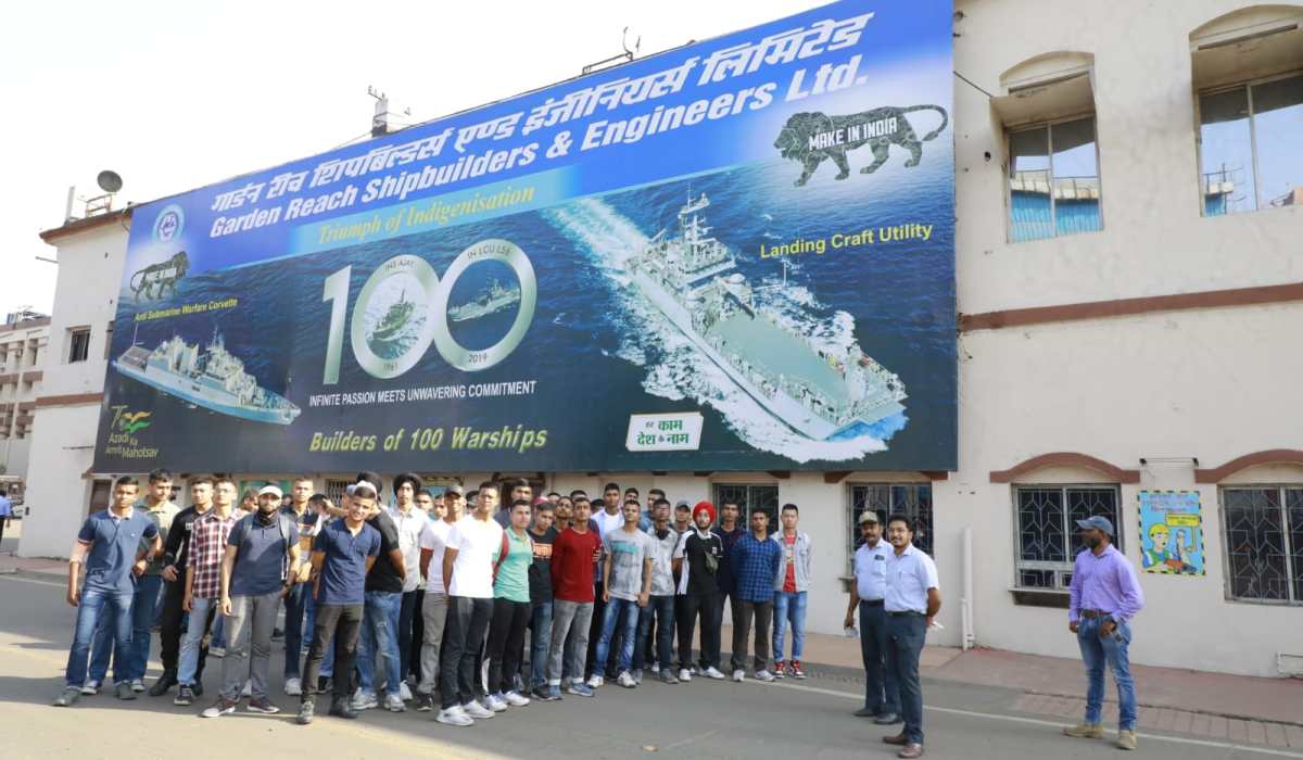 Visit of OTA(Gaya) Cadets to GRSE, Kolkata on 15 march 2022