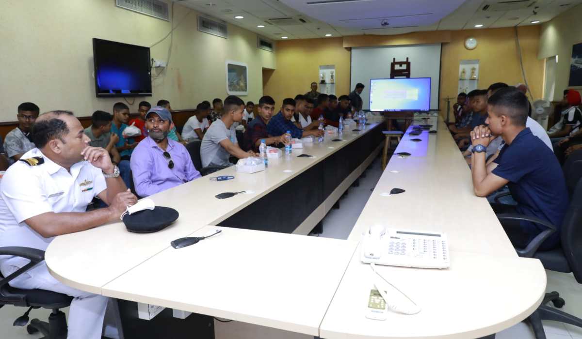 Visit of OTA(Gaya) Cadets to GRSE, Kolkata on 15 march 2022