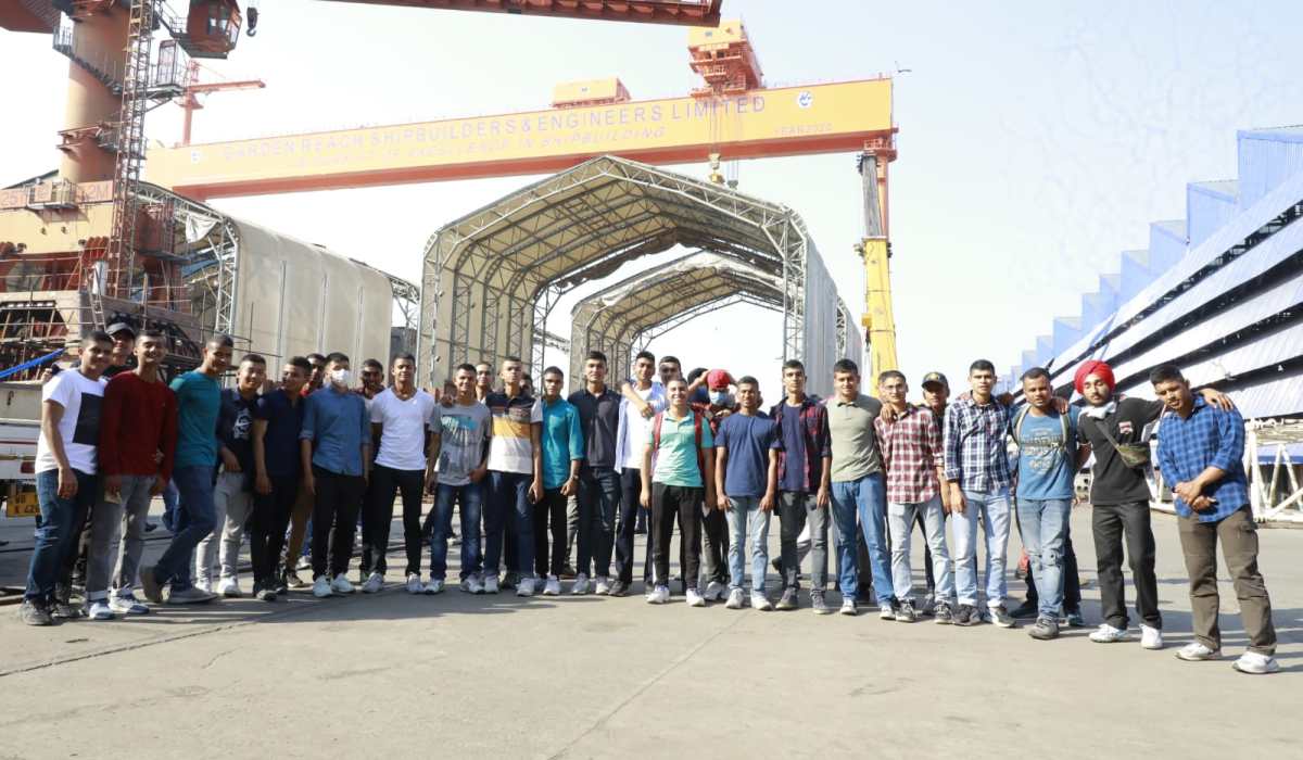 Visit of OTA(Gaya) Cadets to GRSE, Kolkata on 15 march 2022