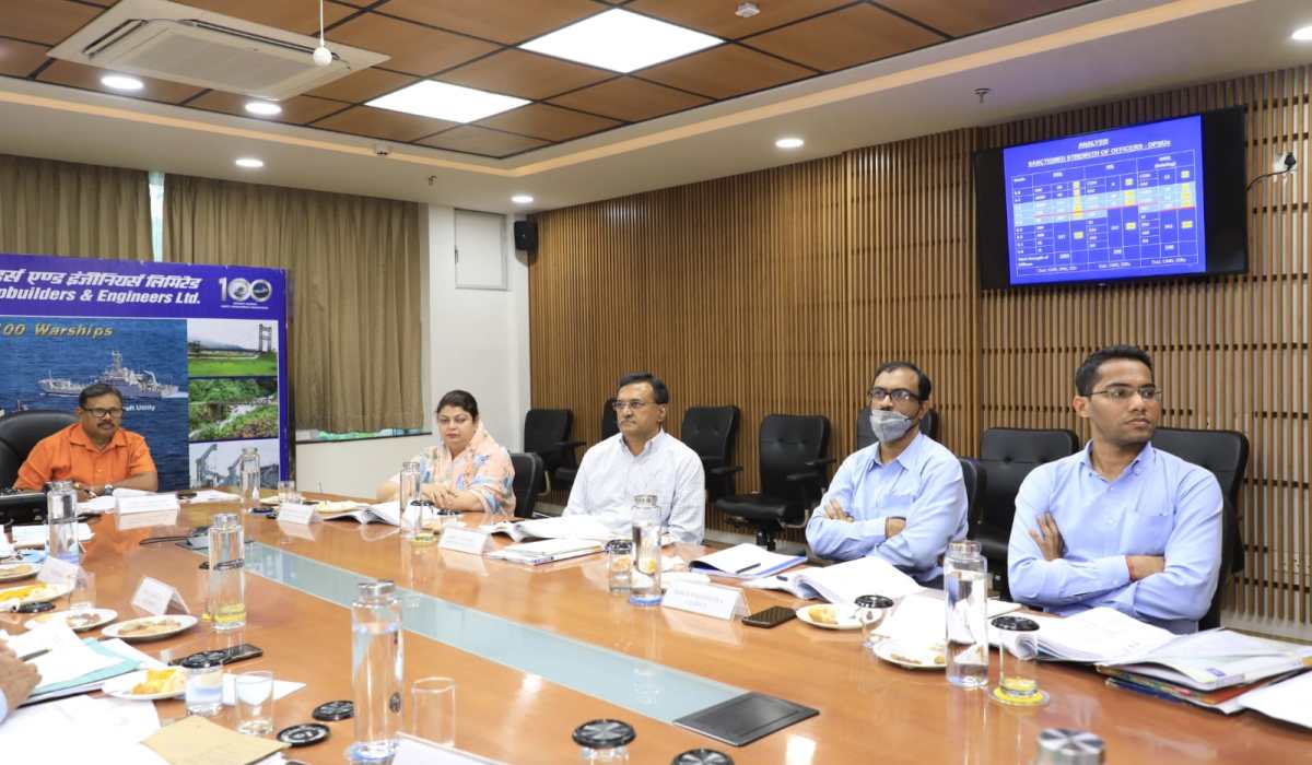 Newly Appointed Independent Directors Shri Sanjeeb Mohanty & Smt. Darshana Singh visited GRSE