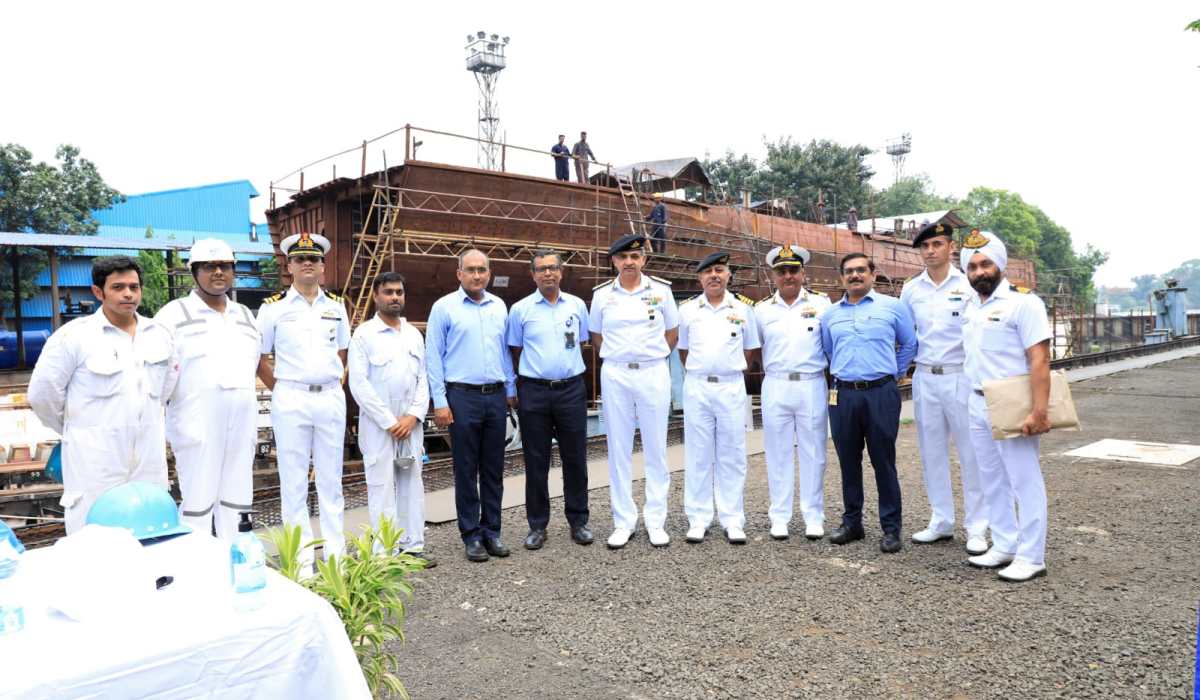 Visit of R Adm Sandeep S Sandhu, NM, ACWP & A to GRSE - Image 1 Image 1 - Visit of R Adm Sandeep S Sandhu, NM, ACWP & A to GRSE