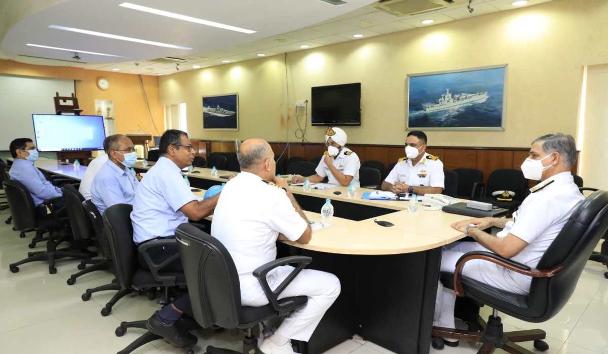 Visit of R Adm Sandeep S Sandhu, NM, ACWP & A to GRSE