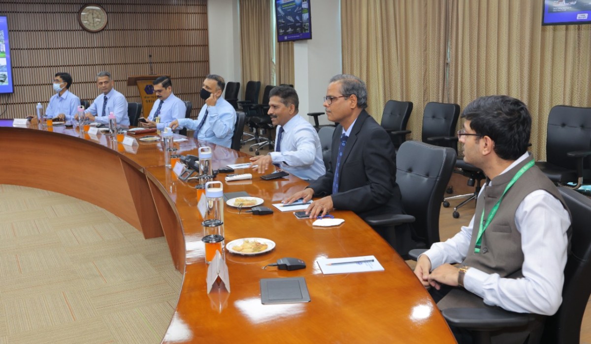 Hon'ble Bishop Juan Anthony Edghill, Minister of Public Works, The Cooperative Republic of Guyana visited GRSE