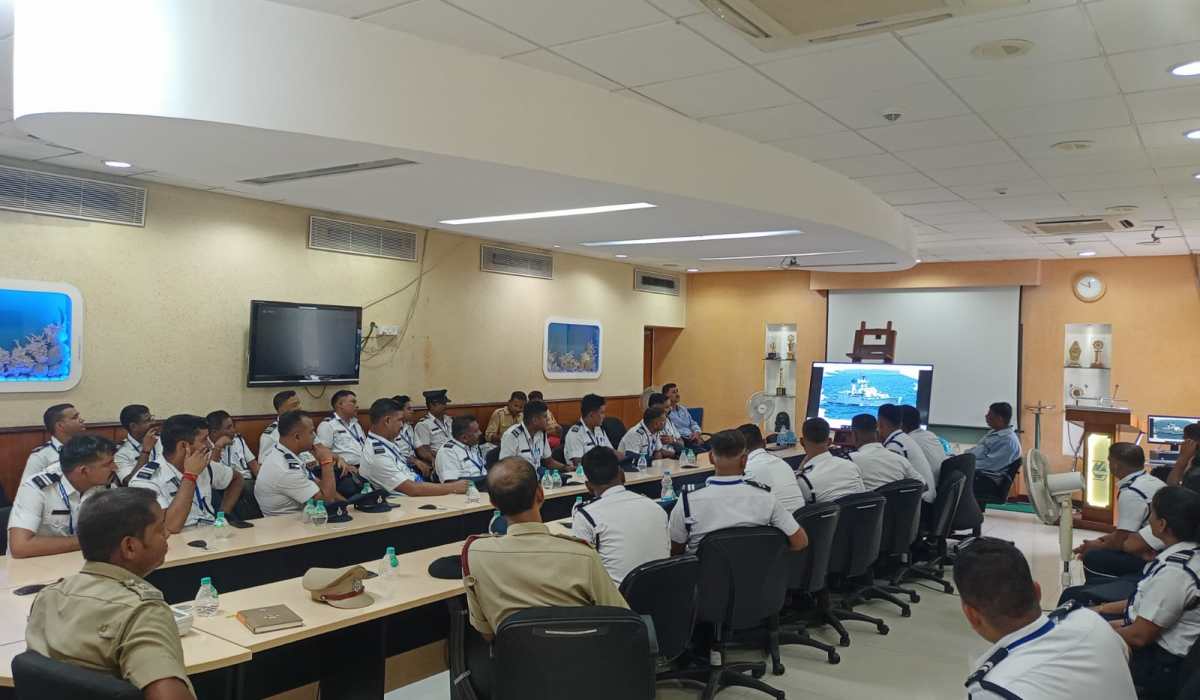 Trainee Officers of Institute of Fire Service, RTC, Kolkata visited GRSE