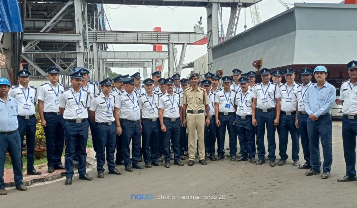 Trainee Officers of Institute of Fire Service, RTC, Kolkata visited GRSE