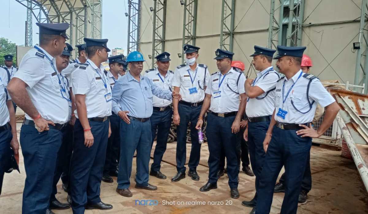 Trainee Officers of Institute of Fire Service, RTC, Kolkata visited GRSE - Image 1 Image 1 - Trainee Officers of Institute of Fire Service, RTC, Kolkata visited GRSE